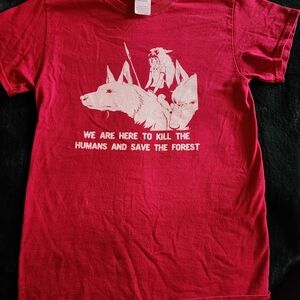 Princess Mononoke Save The Firest Tee Studio Ghibli